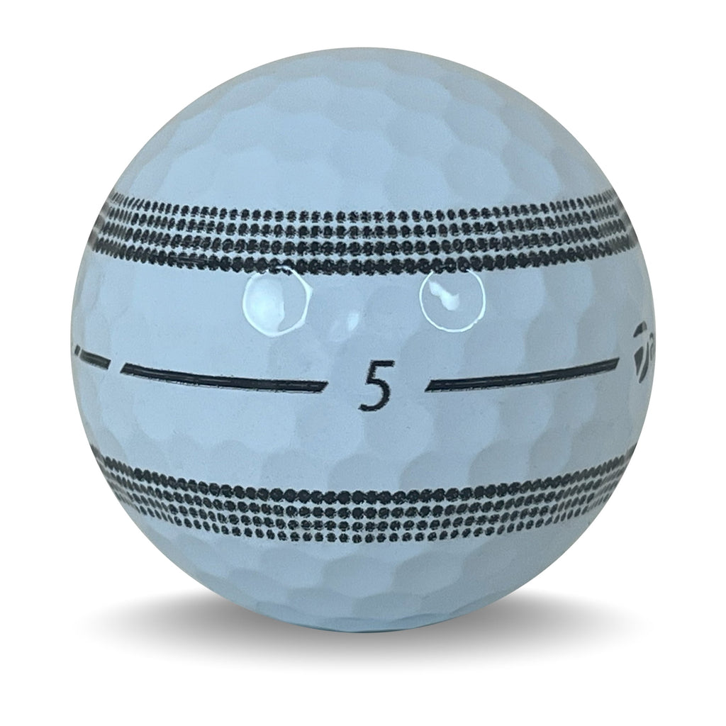 24 Taylormade TP5/x Stripe Pristine Recycled Golf Balls, by Mulligan USA
