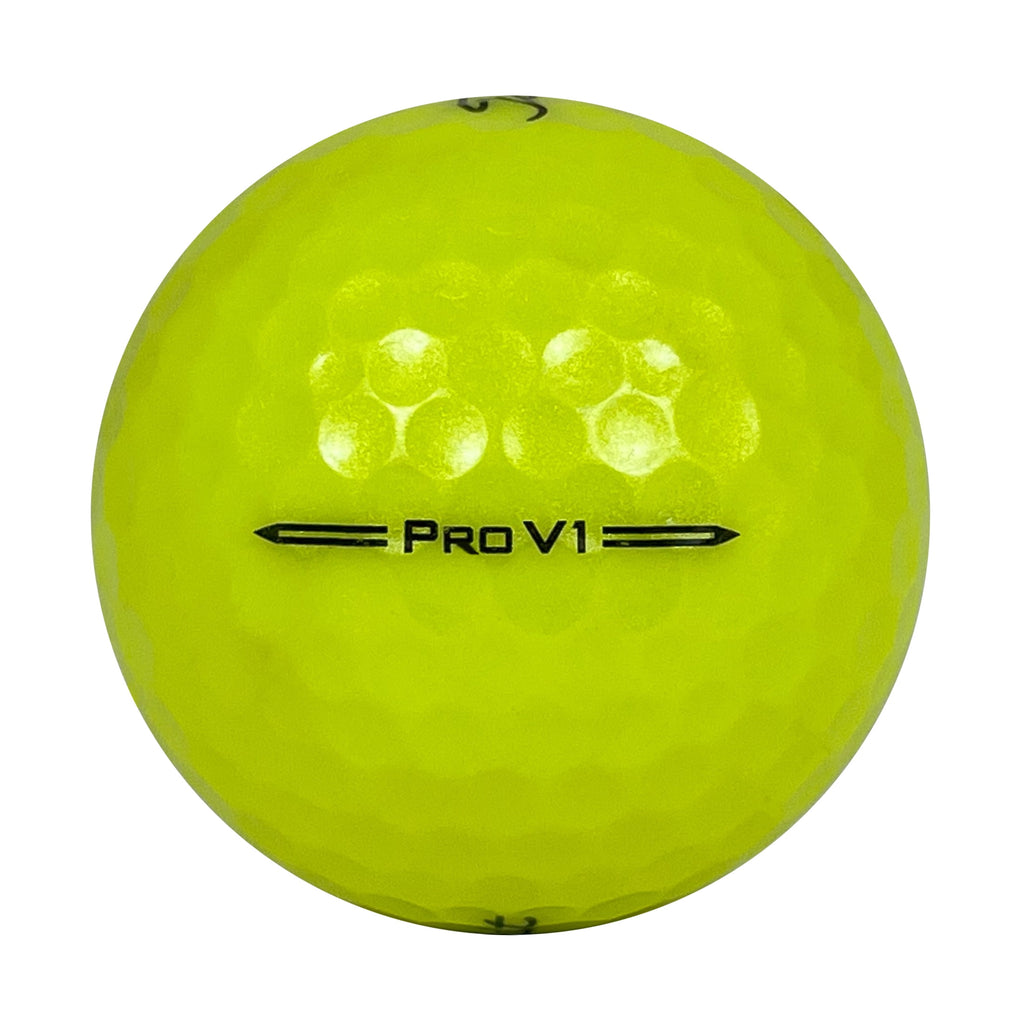 24 Pro V1 Yellow Pristine Recycled Golf Balls, by Mulligan USA