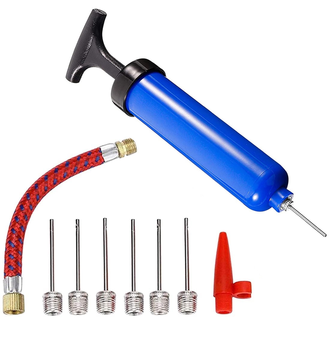 10 Set Artrylin Manual Fast Ball Pump,Air Pump for Inflatables,Air Pump with Needle and Nozzle,for Athletic Basketball, Soccer, Volleyball, Football, Sport Ball and Swimming Ring - Faster Inflation