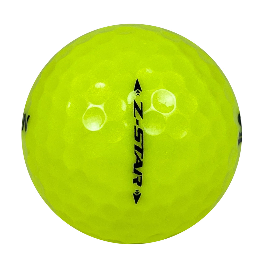 24 Srixon Z-Star Yellow 5A Recycled Golf Balls, by Mulligan USA