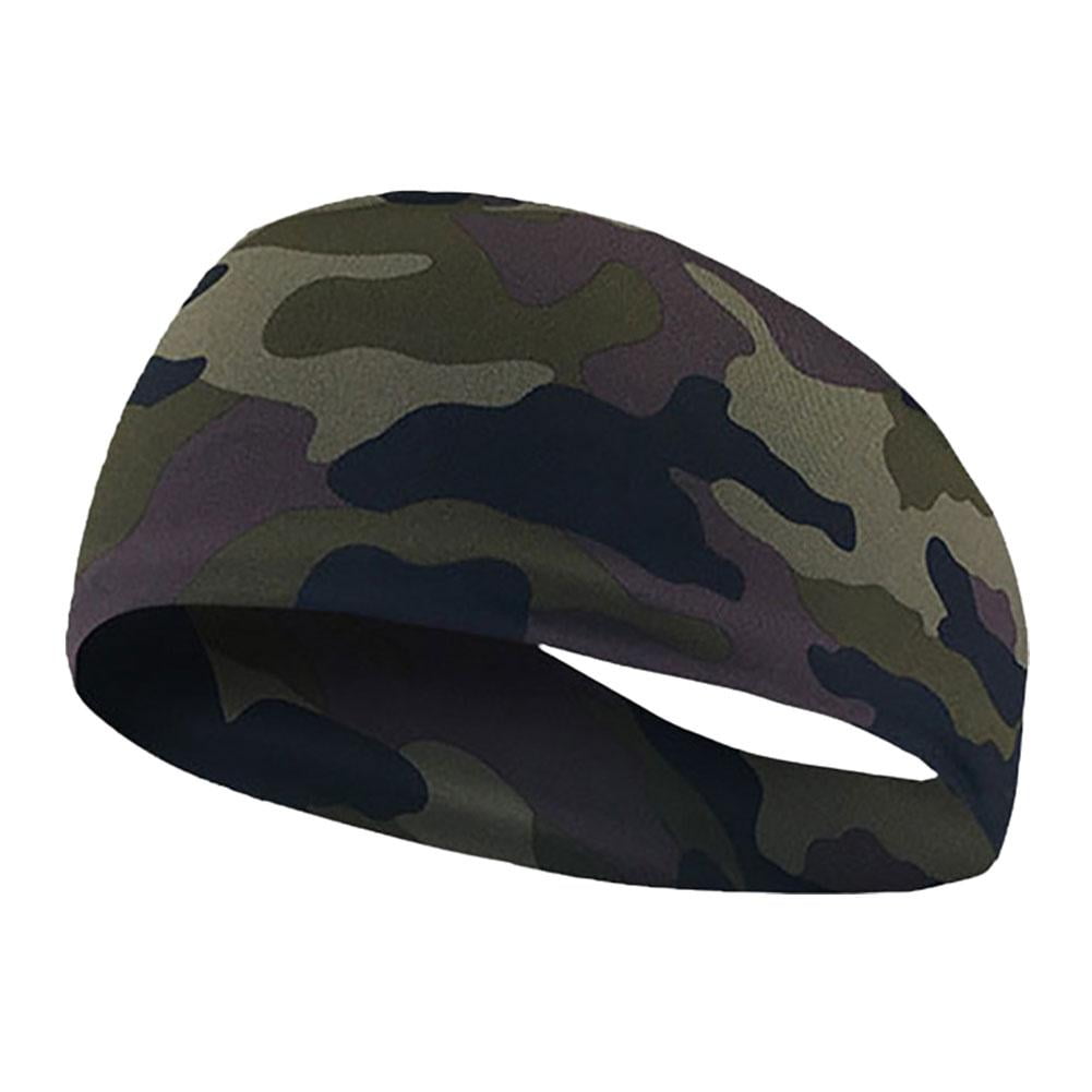 1/6x Mens Sweat Sweatband Headband Stretch Sports Head Band Running Gym R6G0
