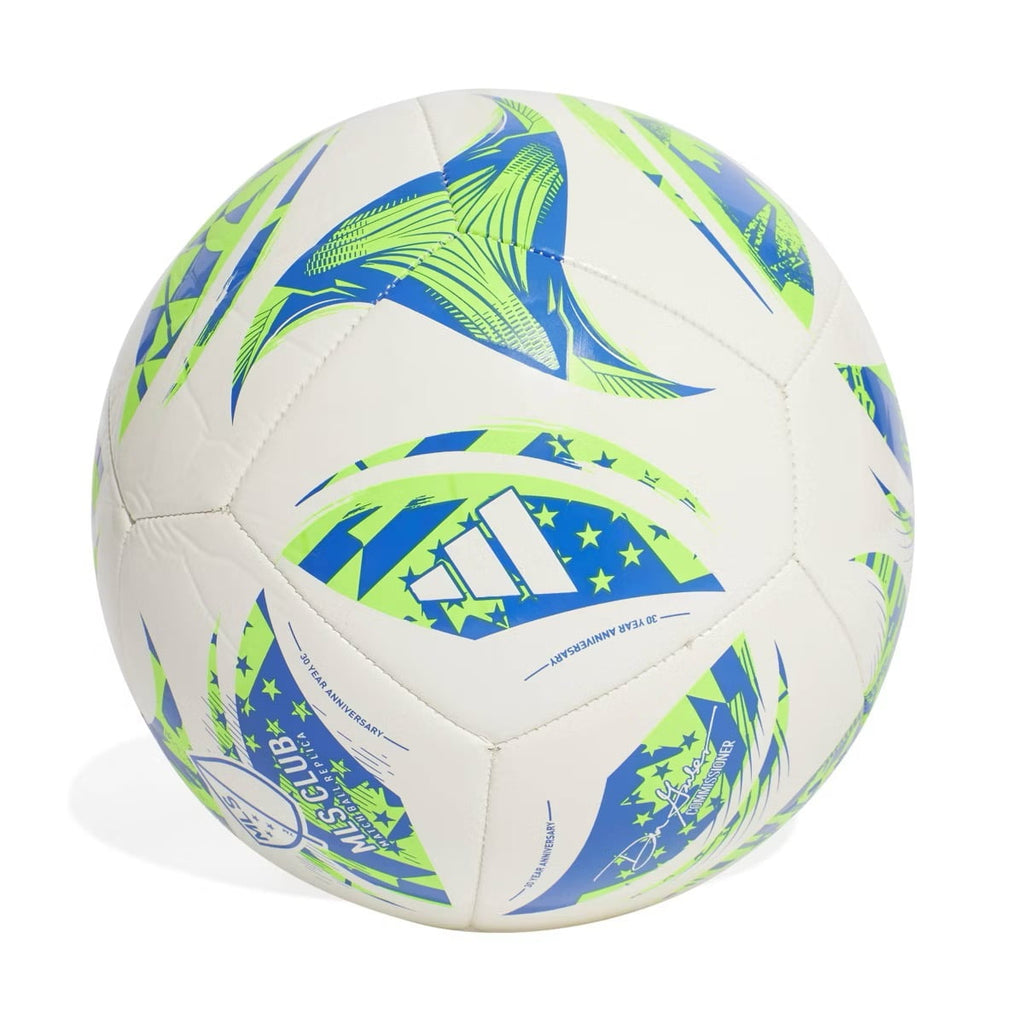 Adidas MLS Size 5 Club Sports Ball - White: Butyl Bladder TPU Shell Soccer Ball