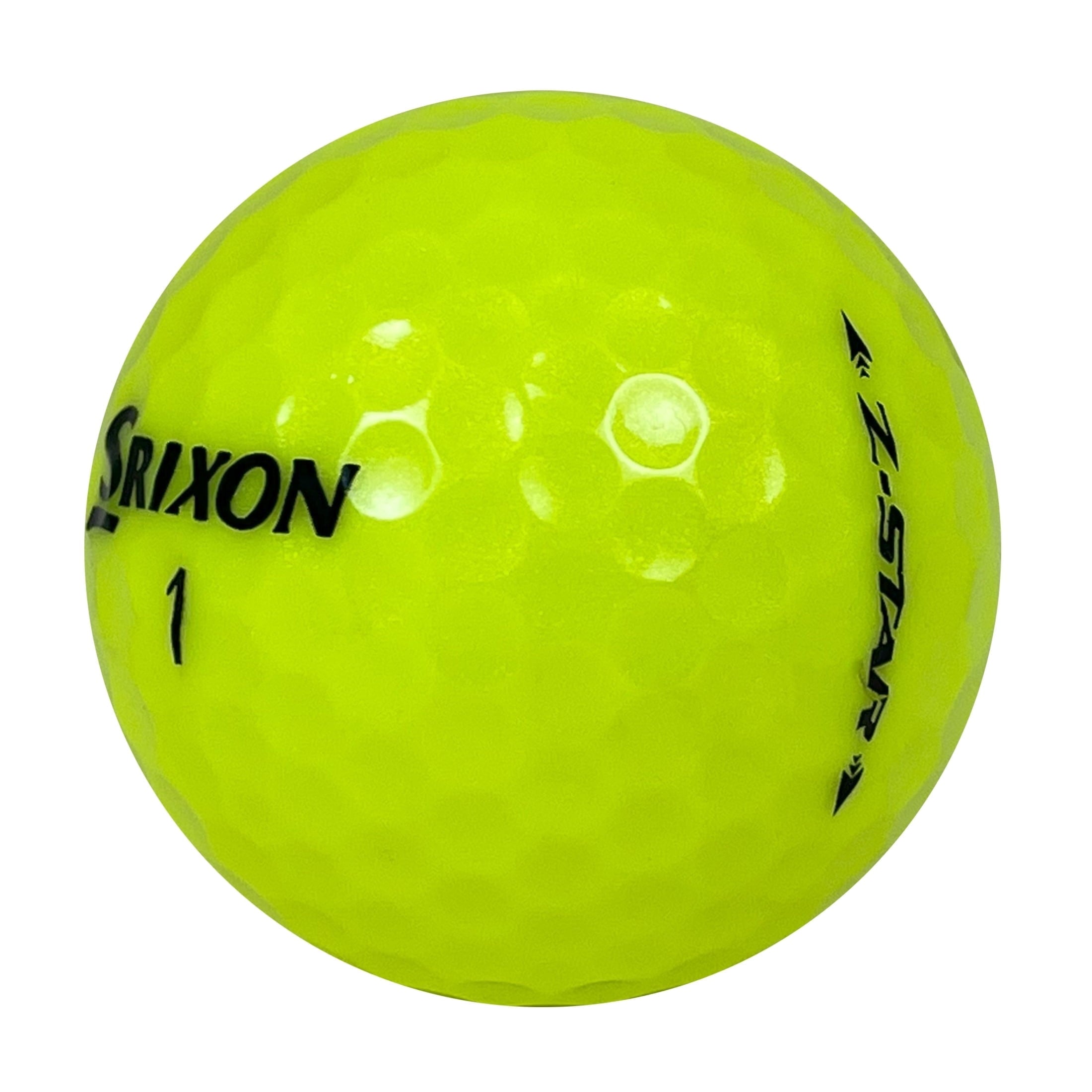 24 Srixon Z-Star Yellow 5A Recycled Golf Balls, by Mulligan USA