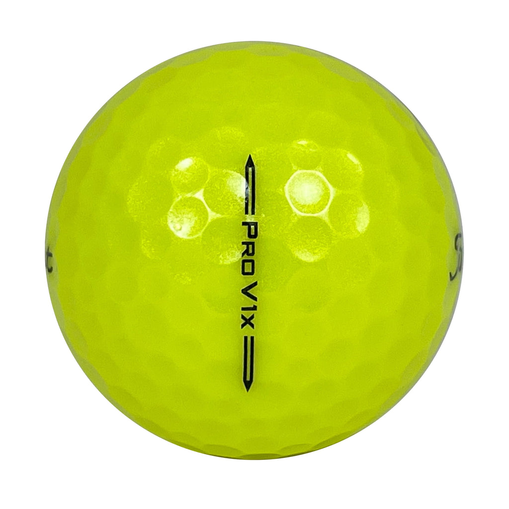24 Pro V1x Yellow Pristine Recycled Golf Balls, by Mulligan USA