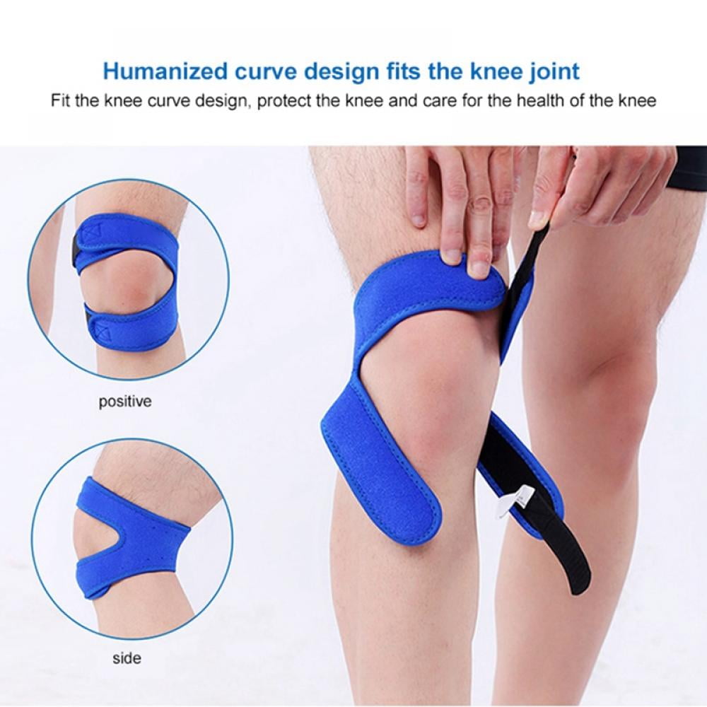 2 Pack Knee Brace Plus Size, Dual Patella Tendon Support Strap, Adjustable Neoprene Stabilizer for Meniscus Tear, Arthritis, Tendonitis, MCL, ACL, Pain Relief, Recovery, Running, Men & Women; XL /2XL