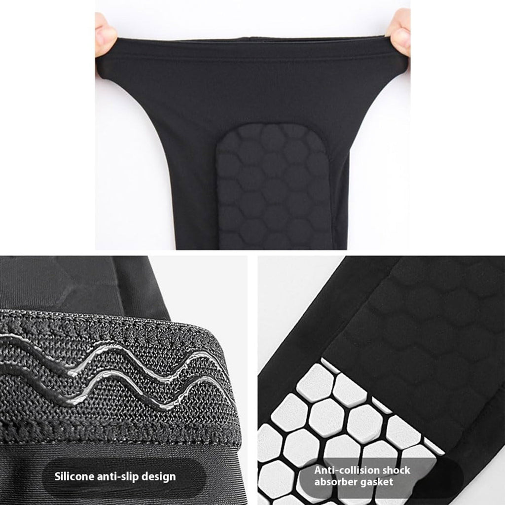 1Pc Soccer Shin Guards Shin Pads for Youth Adults , Calf Compression Sleeve with Honeycomb Pads, Lightweight Calf Protective Gear Ideal for Football, Taekwondo, MTB & More (Orange)