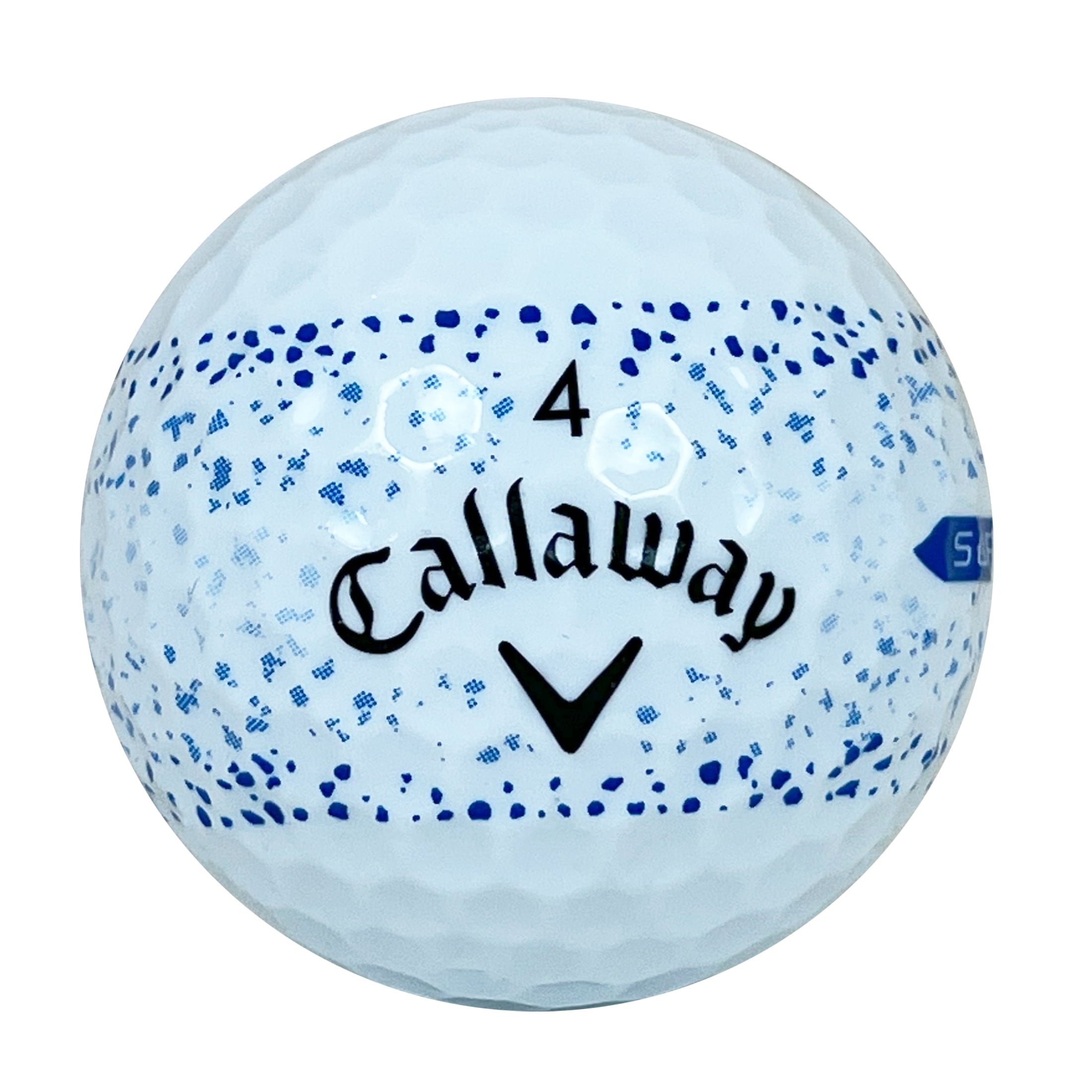 36 Callaway Supersoft Splatter 360 Mix 4A Recycled Golf Balls, by Mulligan USA