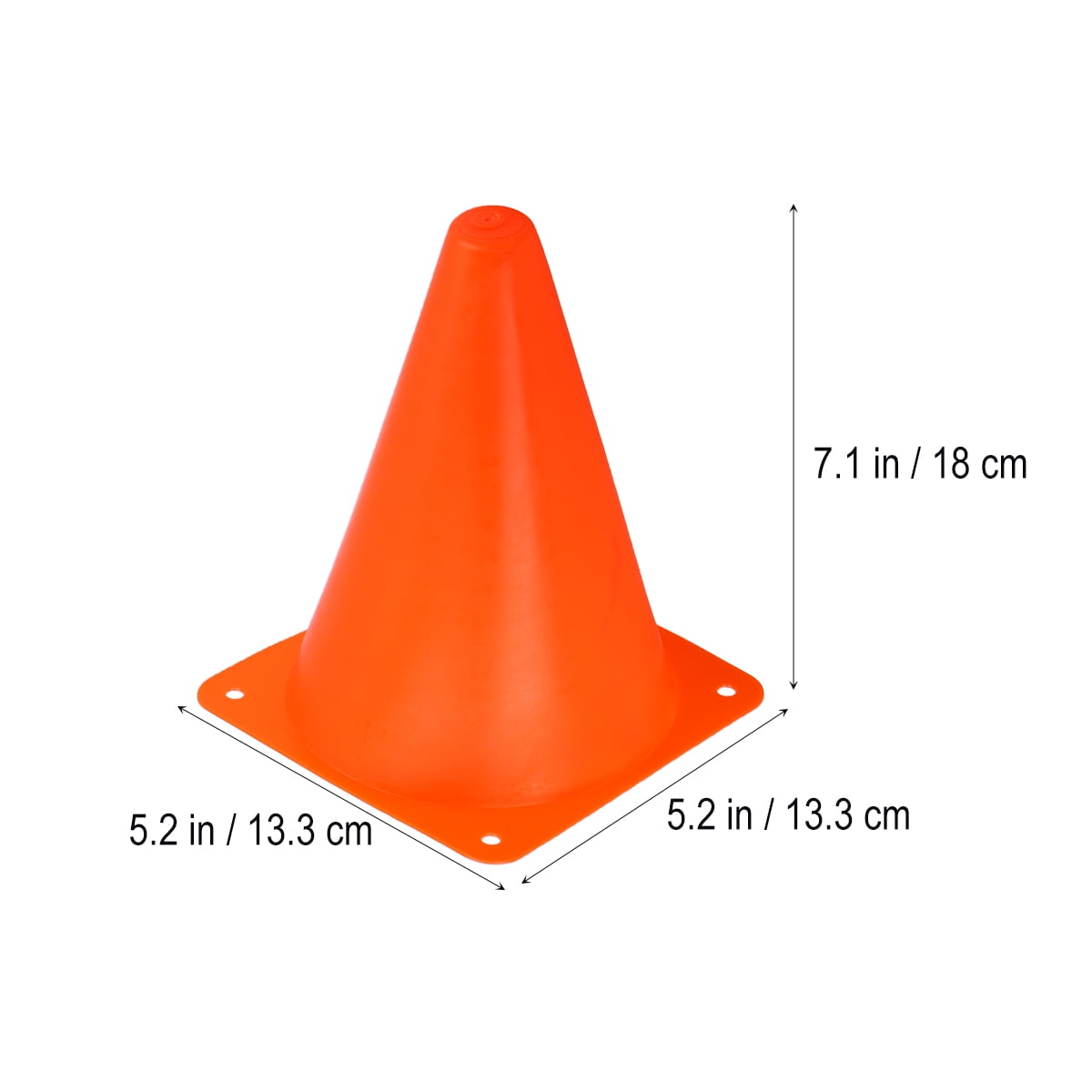 10Pcs Small Cones for Roller Skating Sports Training Cones Portable Soccer Cones Training Cones