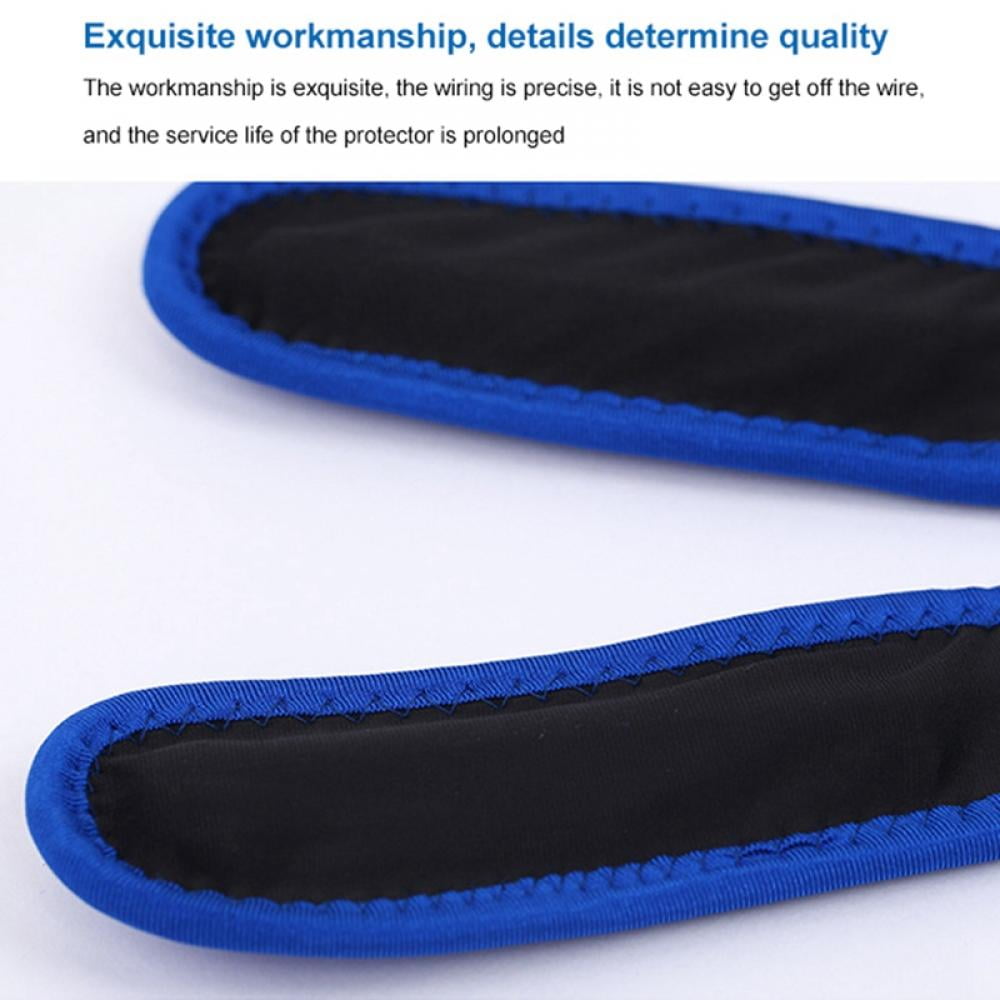 2 Pack Knee Brace Plus Size, Dual Patella Tendon Support Strap, Adjustable Neoprene Stabilizer for Meniscus Tear, Arthritis, Tendonitis, MCL, ACL, Pain Relief, Recovery, Running, Men & Women; XL /2XL