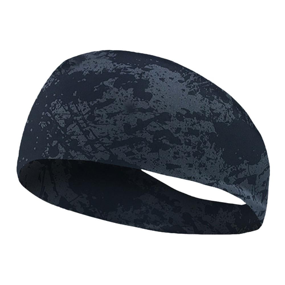 1/6x Mens Sweat Sweatband Headband Stretch Sports Head Band Running Gym R6G0