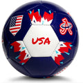 A Plus Collectibles Copa America 2024 USA Mini Soccer Ball, Blue, Size 2