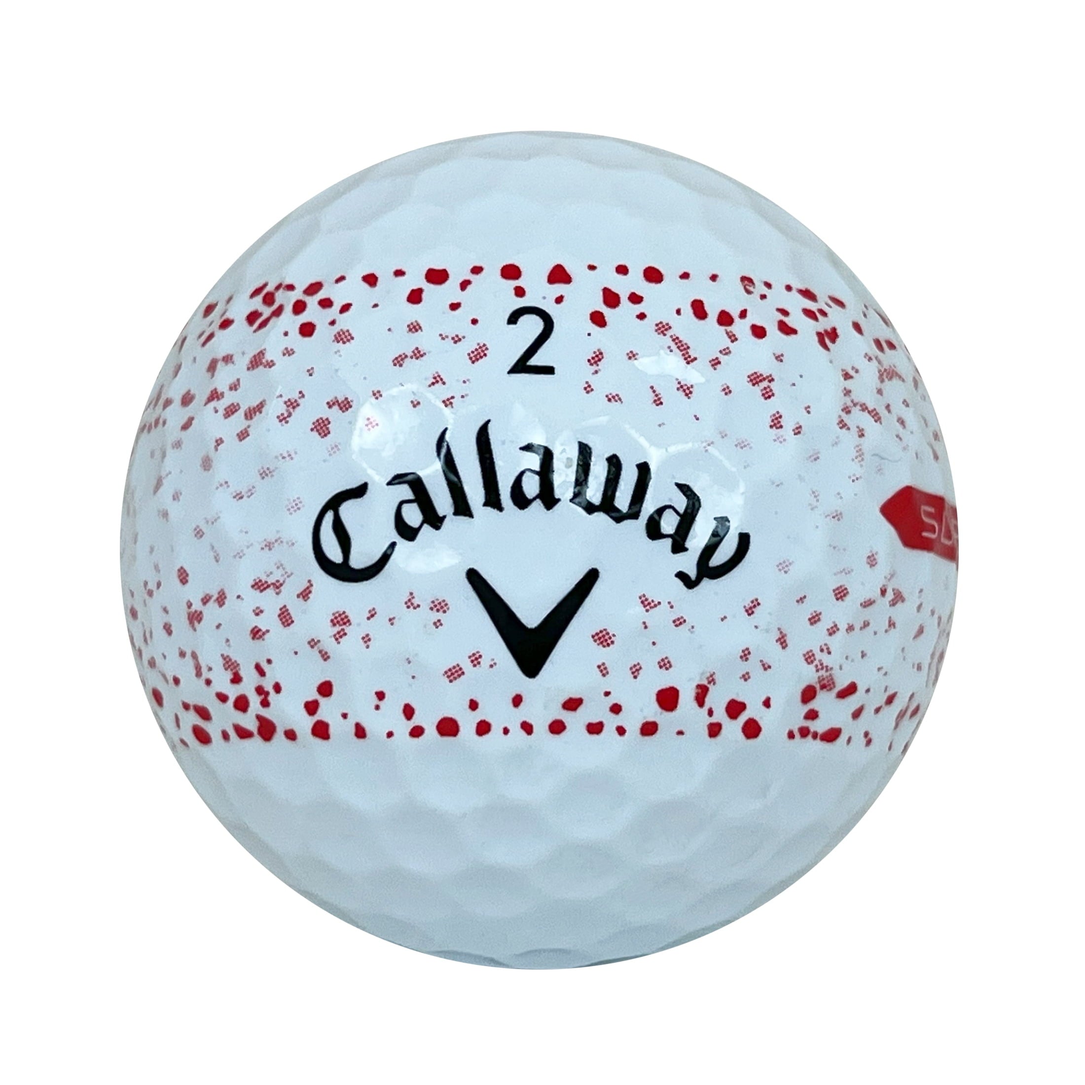 36 Callaway Supersoft Splatter 360 Mix 4A Recycled Golf Balls, by Mulligan USA