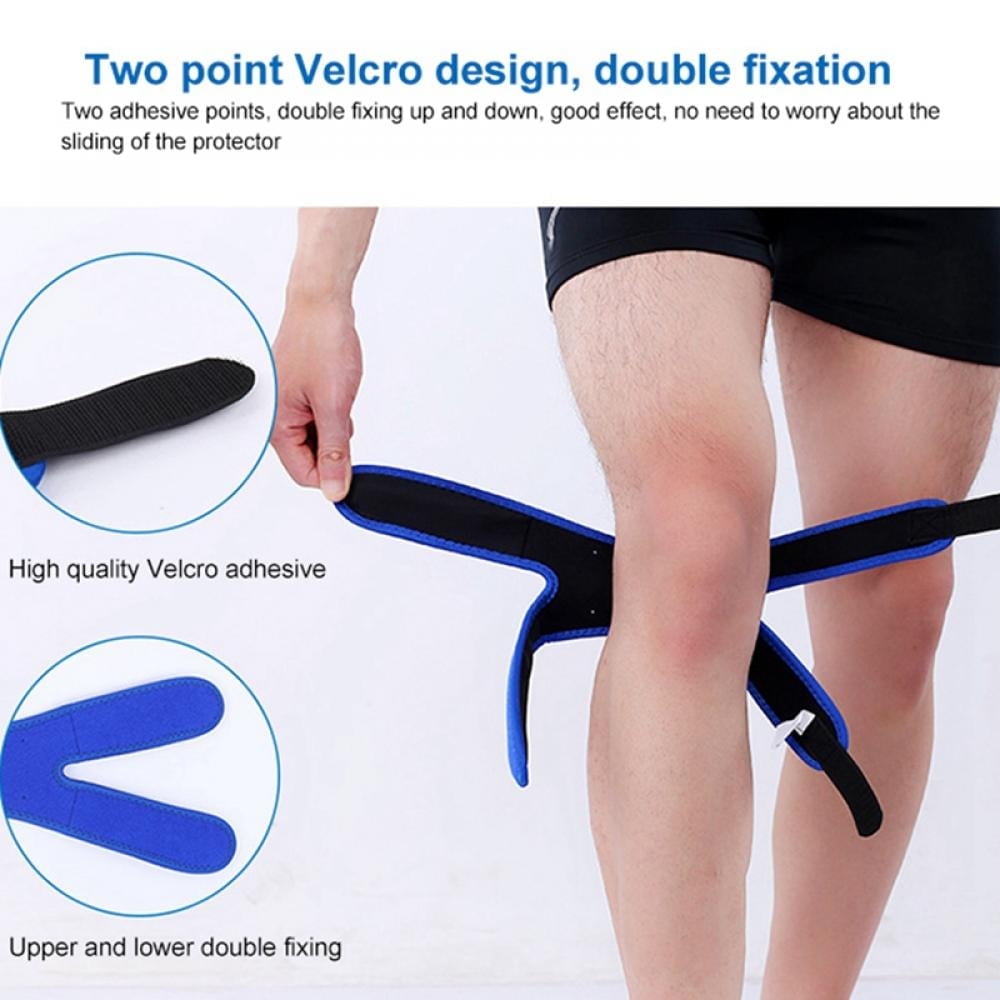 2 Pack Knee Brace Plus Size, Dual Patella Tendon Support Strap, Adjustable Neoprene Stabilizer for Meniscus Tear, Arthritis, Tendonitis, MCL, ACL, Pain Relief, Recovery, Running, Men & Women; XL /2XL