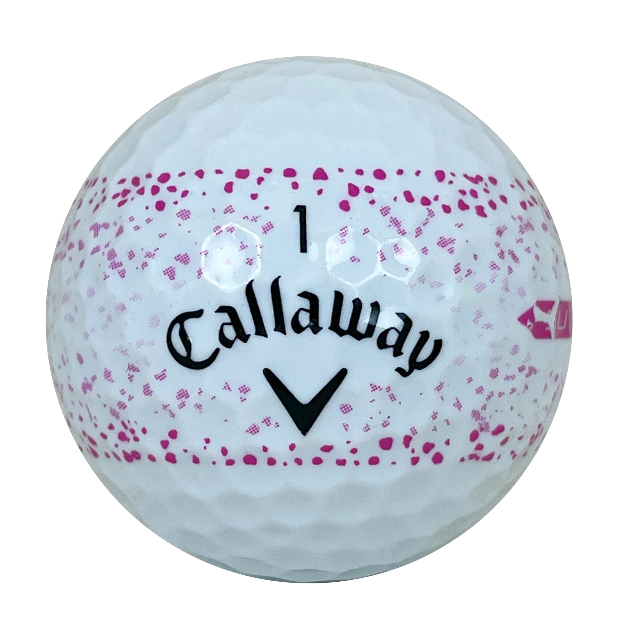 36 Callaway Supersoft Splatter 360 Mix 4A Recycled Golf Balls, by Mulligan USA